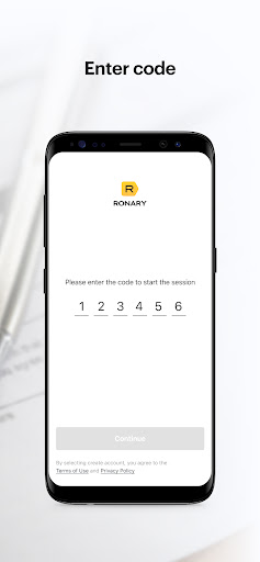 Ronary Signer Screen 2
