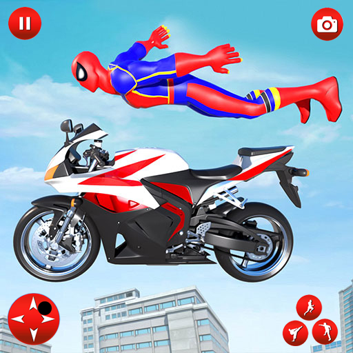 Superhero Bike Mega Ramp Games  screenshots 1