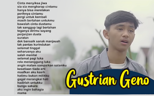 Android application Gustian Geno MP3 2024 screenshort