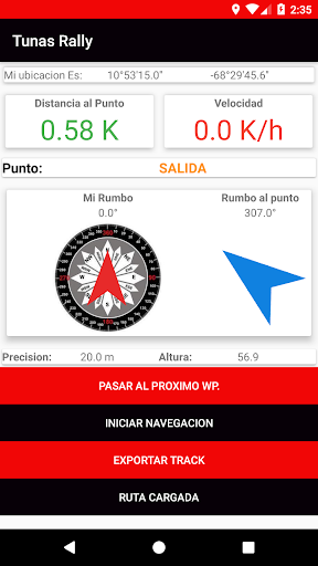 RallyCal Screen 2
