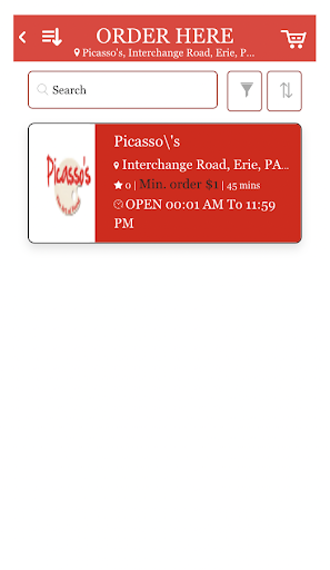 PICASSOS Screen 3