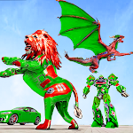 Cover Image of डाउनलोड ड्रैगन रोबोट पुलिस ट्रक गेम 1.3.7 APK