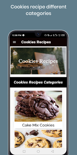 Android application Cookies Recipes screenshort