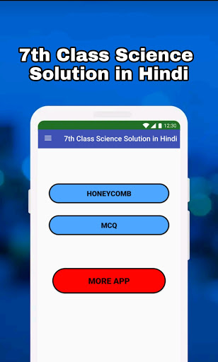 Android application Class 7 Science Solution Hindi screenshort
