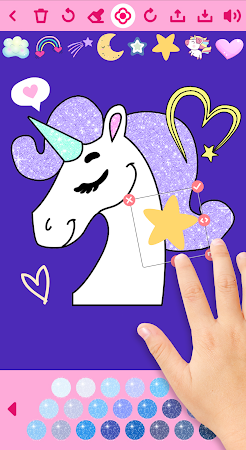 Game screenshot ユニコーンぬりえ mod apk