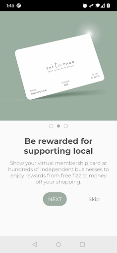 The TN card Screen 3