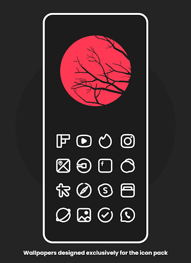 Screenshot of Plume Line - Icon Pack