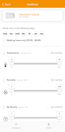 Android application Arya screenshort