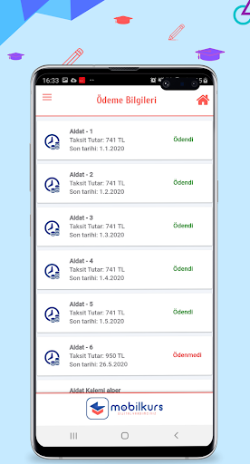 Mobil Kurs Screen 3