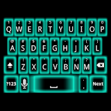 Cyan Glow Keyboard Skin icon