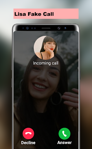 Android application Lisa Fake Call screenshort