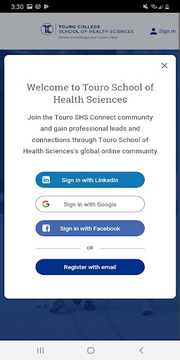 Touro SHS Connect Screen 3