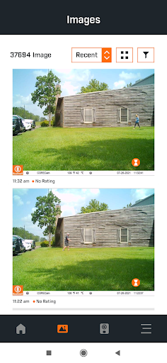 Screenshot of Bushnell Trail Cameras