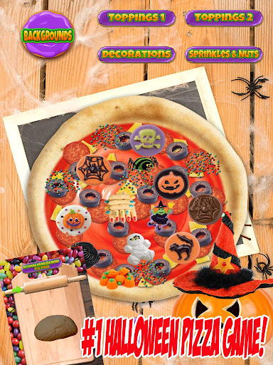 Halloween Candy Pizza Maker - Dessert Food Cooking
