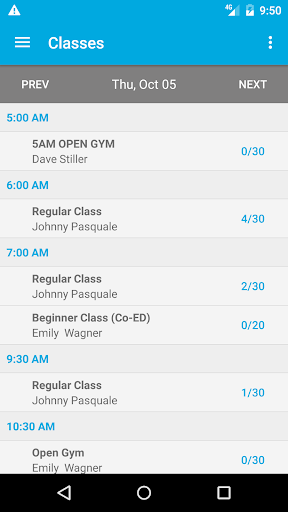 Newport Fitness Screen 3