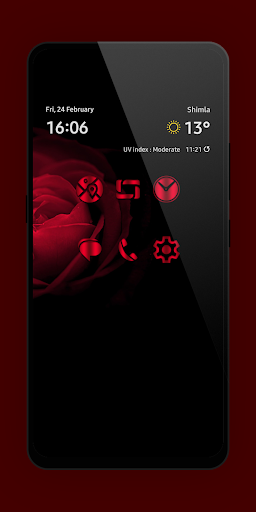 Android application Ravishing Red Icon Pack screenshort