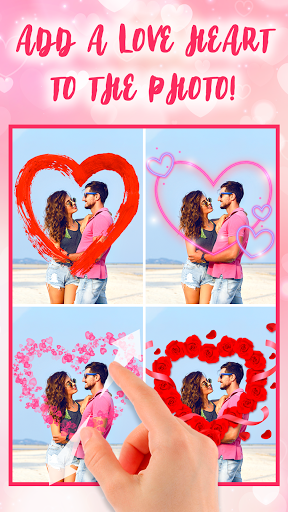 Android application Love Photo Frames & Emojis screenshort