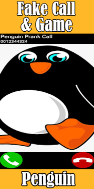 #3. Fake Call Penguin Game (Android) By: Celebrity Next Door