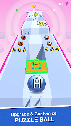 AZ Ball Run Rush 2048 - Screenshot 3