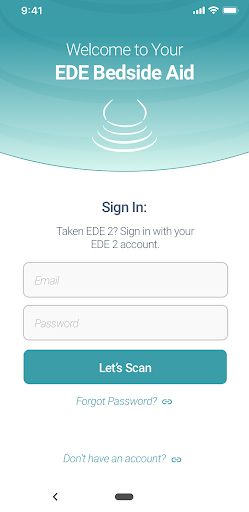 Android application EDE Bedside Aid screenshort