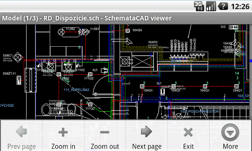 SchemataCAD viewer DWG/DXF Screen 2
