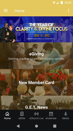 Android application G.E.T. eCampus screenshort