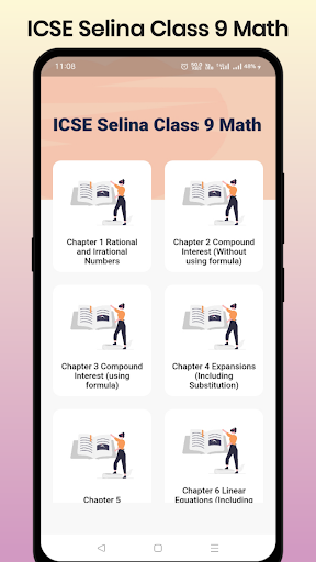 Android application ICSE Selina Class 9 Math screenshort
