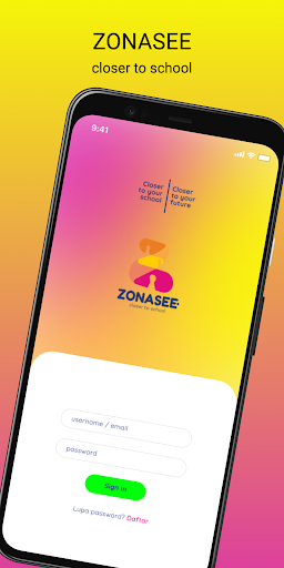Android application Zonasee | Closer to School screenshort