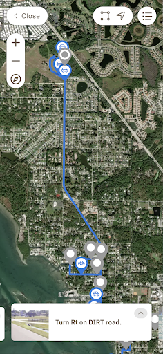 Screenshot of Sarasota County Auto Tours