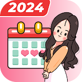 Period tracker & calculator icon