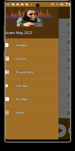 Android application 2023 أغاني اكرم ماق screenshort
