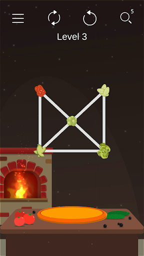Pizza Topping: One Line Puzzle Screen 3