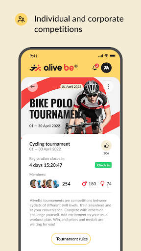 Screenshot of AliveBe