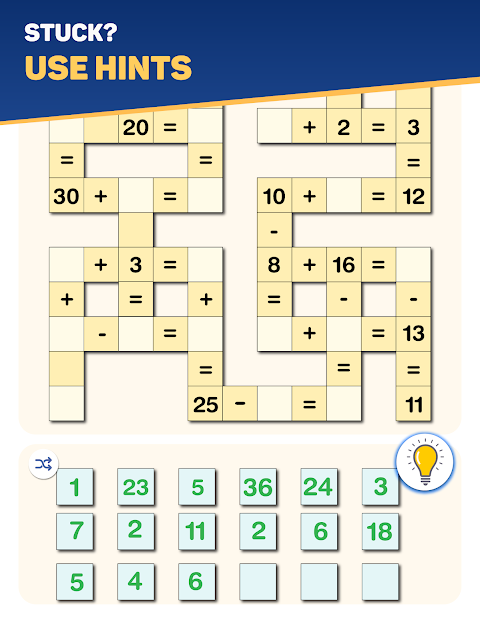 Cross Number: Math Puzzle Gameのおすすめ画像3
