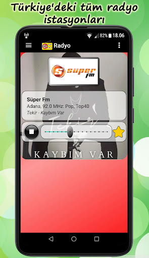 Android application Turkish Radio Live screenshort