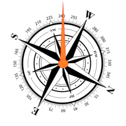 Compass GPS point logo