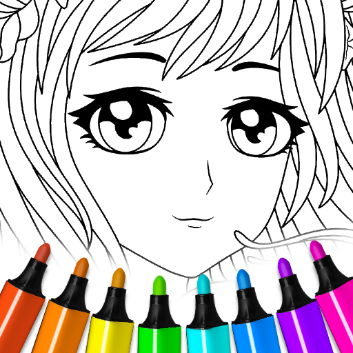 Manga Coloring Book