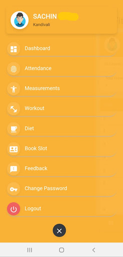 Fitness Warehouse Member Screen 2
