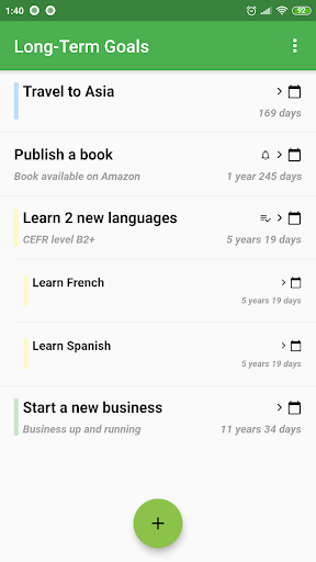 Aperçu de l'application