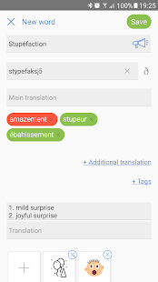 Snímek obrazovky Můj slovník - polyglot (PRO).