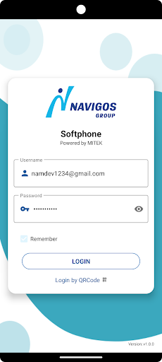 Navigos Softphone Screenshot