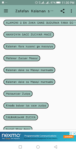 Samfuran Kalaman Soyayya Screen 2