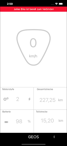 GEOS E-Bike Screen 3