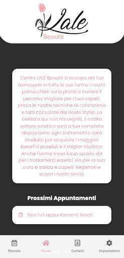 Centro LALE Beautè Screen 2