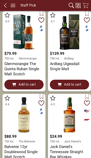 Android application Z & J Liquor screenshort