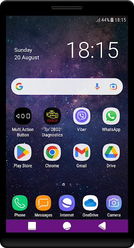 Android application Multi Action Button screenshort