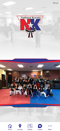 Android application Wisconsin National Karate screenshort