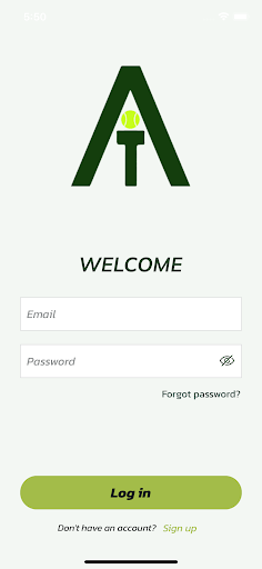 Android application IA Tennis screenshort