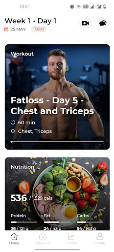 Transform With Workouts Screen 2