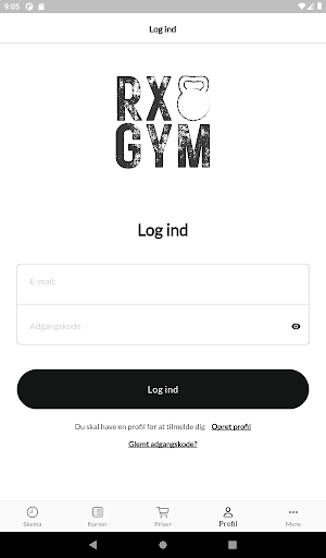 RX GYM Screen 2